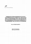 Research paper thumbnail of Formació d'educadors en ciutats històriques en el marc de l'educació per a la sostenibilitat. Estudi de cas del Programa d'educació ambiental i coneixement de la ciutat de Girona