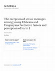 Research paper thumbnail of The reception of sexual messages among young Chileans and Uruguayans