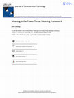 Research paper thumbnail of Meaning in the Power Threat Meaning Framework