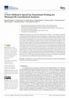 Research paper thumbnail of A New Method to Speed Up Nannofossil Picking for Monospecific Geochemical Analyses