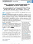 Research paper thumbnail of Accuracy of Pulse Oximetry Screening for Critical Congenital Heart Defects after Home Birth and Early Postnatal Discharge