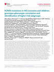 Research paper thumbnail of SCN5A mutations in 442 neonates and children: genotype-phenotype correlation and identification of higher-risk subgroups