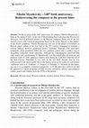 Research paper thumbnail of Nikolai Myaskovsky – 140th birth anniversary. Rediscovering the composer in the present times