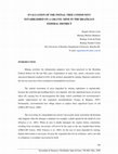 Research paper thumbnail of Evaluation of the initial tree community estabblished on a gravel mine in the Brazilian Federal District