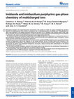 Research paper thumbnail of Imidazole and imidazolium porphyrins: gas-phase chemistry of multicharged ions