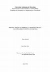 Research paper thumbnail of Prensa, política criminal y opinión pública: el populismo punitivo en España