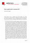 Research paper thumbnail of Does capital need a commons fix