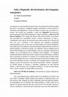 Research paper thumbnail of Saló y Dogtooth: dos horizontes, dos lenguajes semejantes