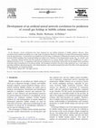 Research paper thumbnail of Development of an artificial neural network correlation for prediction of overall gas holdup in bubble column reactors