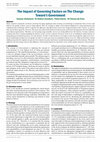 Research paper thumbnail of The Impact of Governing Factors on The Change Toward t-Government