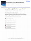 Research paper thumbnail of Susceptibility to Flight Simulator-Induced Spatial Disorientation in Pilots and Non-Pilots