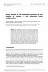 Research paper thumbnail of Novel trends in the assembly process as the results of human – the industrial robot collaboration