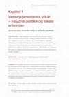 Research paper thumbnail of 1. Velferdstjenestenes vilkår