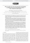 Research paper thumbnail of Effect of small-scale surface heterogeneities and buildings on radiation fog: Large-eddy simulation study at Paris-Charles de Gaulle airport