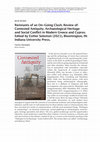 Research paper thumbnail of Hamilakis, Y. 2023. Remnants of an On-Going Clash. Review of: Contested Antiquity. Archaeological Heritage and Social Conflict in Modern Greece and Cyprus. Edited by Esther Solomon (2021), Bloomington, IN: Indiana University Press. Critical Studies in Cultural Heritage 3 (1): 2, 1-5.