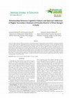 Research paper thumbnail of Relationship between Cognitive Failure and Internet Addiction of Higher Secondary Students of Purulia District of West Bengal: A Study