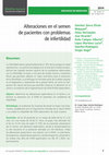 Research paper thumbnail of Alteraciones en el semen de pacientes con problemas de infertilidad