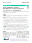 Research paper thumbnail of A four-year trend in pulmonary bacteriologically confirmed tuberculosis case detection in Kampala-Uganda