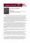 Research paper thumbnail of Une leçon d’histoire  [Review ] Hassani-Idrissi, Mostafa (dir.) "MÉDI TERRA NÉE, une histoire à partager", Bayard & SCEREN/CNDP, Paris, 2013, 538 pages.