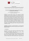 Research paper thumbnail of Finanziamento della Santa Sede, trasparenza della destinazione e amministrazione patrimoniale