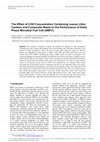 Research paper thumbnail of The Effect of COD Concentration Containing Leaves Litter, Canteen and Composite Waste to the Performance of Solid Phase Microbial Fuel Cell (SMFC)