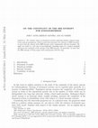 Research paper thumbnail of On the continuity of the SRB entropy for endomorphisms