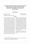 Research paper thumbnail of Assessing international competitiveness and its role towards the economic prosperity within EU integration framework