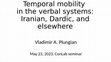 Research paper thumbnail of Temporal mobility May2023