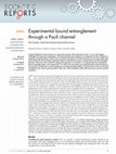 Research paper thumbnail of Experimental bound entanglement through a Pauli channel