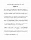 Research paper thumbnail of COMMENTARY ON EZEKIEL CHAPTER 3