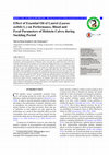 Research paper thumbnail of Effect of Essential Oil of Laurel (Laurus nobilis L.) on Performance, Blood and Fecal Parameters of Holstein Calves during Suckling Period