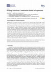 Research paper thumbnail of Scaling Turbulent Combustion Fields in Explosions