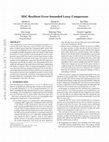 Research paper thumbnail of SDC Resilient Error-bounded Lossy Compressor