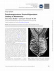 Research paper thumbnail of Pseudoangiomatous Stromal Hyperplasia Leading to Mastectomy