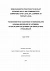 Research paper thumbnail of Some Suggested Practices to Develop Speaking Skills and Communicative Competence of B1 Level Efl Learners at Tertiary Level