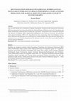 Research paper thumbnail of Revitalization of Badan Penasihatan, Pembinaan Dan Pelestarian Perkawinan (BP4) in Performing Court-Annexed Mediation for Marital Disputes in Religious Court in D.I.YOGYAKART