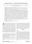 Research paper thumbnail of Improving Accuracy in a Computerized Immunization Registry