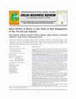 Research paper thumbnail of Rules Written in Blood: A Case Study of Risk Management in the Oil and Gas Industry