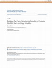 Research paper thumbnail of Bridging the Gaps: Structuring Benefits to Promote Mobility for Low Wage Workers