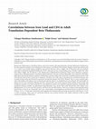 Research paper thumbnail of Correlations between Iron Load and CD4 in Adult Transfusion-Dependent Beta Thalassemia