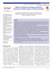 Research paper thumbnail of Effects of virtual music therapy on Burnout Syndrome in health workers in Tertiary Hospitals