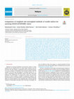 Research paper thumbnail of Comparison of weighted and unweighted methods of wealth indices for assessing SOCIO-ECONOMIC status