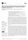 Research paper thumbnail of Effect of Prepartum Magnesium Butyrate Supplementation on Rumination Time, Milk Yield and Composition, and Blood Parameters in Dairy Cows