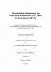 Research paper thumbnail of Zusammenfassung der Untersuchungsergebnisse