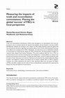 Research paper thumbnail of Measuring the impacts of truth and reconciliation commissions: Placing the global ‘success’ of TRCs in local perspective