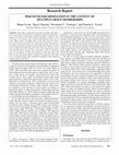 Research paper thumbnail of Perceived Discrimination in the Context of Multiple Group Memberships