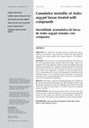 Research paper thumbnail of Cumulative mortality of Aedes aegypti larvae treated with compounds