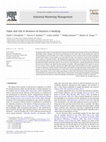 Research paper thumbnail of Value and risk in business-to-business e-banking