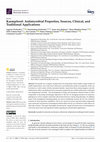 Research paper thumbnail of Kaempferol: Antimicrobial Properties, Sources, Clinical, and Traditional Applications