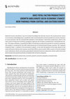 Research paper thumbnail of Does Total Factor Productivity Growth Ameliorate Socio-Economic Stance? New Findings from Central and Eastern Europe